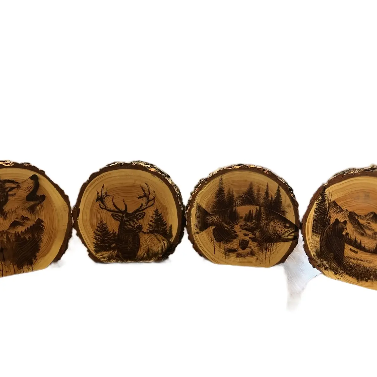 Personally engraved wood center pieces or decor