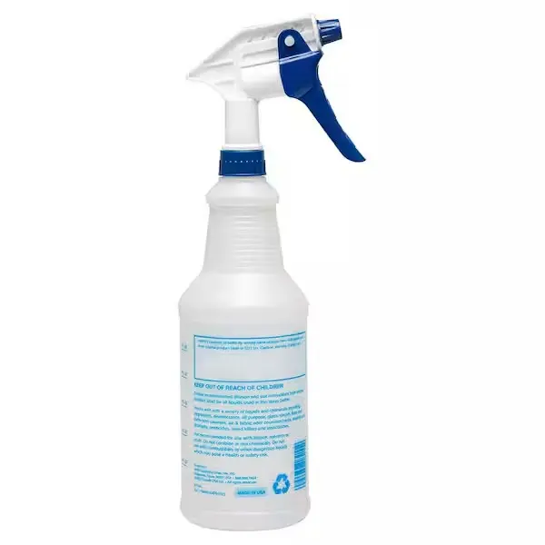 32 oz. Heavy Duty Pro All Purpose Spray Bottle, Refillable Bottle with Adjustable Nozzle (3-Pack)