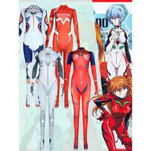 Halloween Cosplay Tight Bodysuit DVA Daji 02 Kiana Rei Ayanami Neon Genesis Evangelion