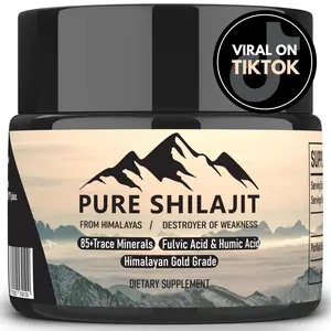 Pure Shilajit Himilayan Resin for Men and Women, Organic Natural Supplement with 85+ Trace Minerals + Humic Acid, High Potency Providing Energy, Strength & Immunity (30g)