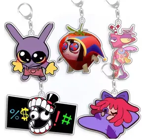 20 Designs - The Amazing Digital Circus Keychain, tadc keychain, TADC Jax Pomni Ragatha Gangle Acrylic Keychain, Cute Cartoon Anime Keychain Charm