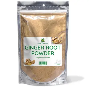 Herb To Body Ginger Root Powder | Zingiber Officinale | Wildcrafted | 4oz