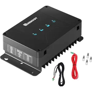 Renogy 12V 30A DC to DC Charger with MPPT, On-Board Battery Charger for Gel, AGM, Flooded and Lithium Batteries, Using Multi-Stage Charging, Charger for Solar Panel and Alternator, in RV, Car, Marine
