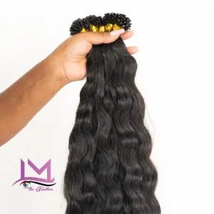 200 Gram itip Hair Extension, Wavy Style, Ready-to-Mount, Durable Rubber Tips, 28 Inches Length