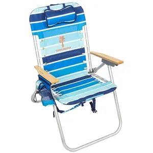Tommy Bahama 8109797 38-in 4-Position Backpack Beach Chair - Foldable, Portable Outdoor Camping Furniture (Sports & Outdoor)