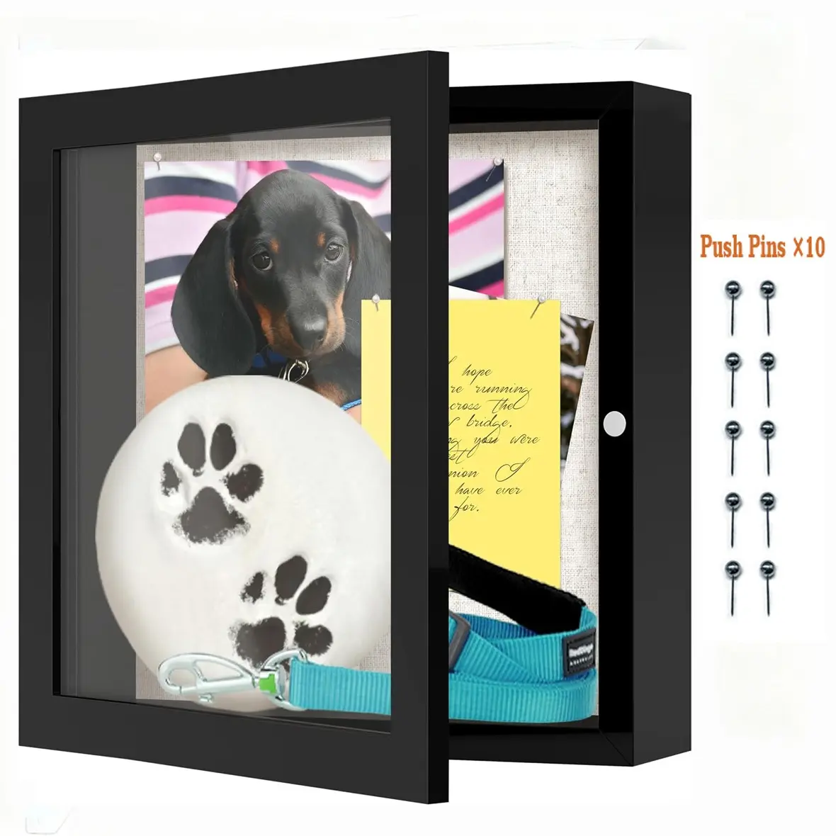 Shadow Box Frame 8x8in for DIY Display, Picture Frame, Wood Color Options, Durable Sturdy Frame, Perfect for Photos Flowers Gifts and Home Decor