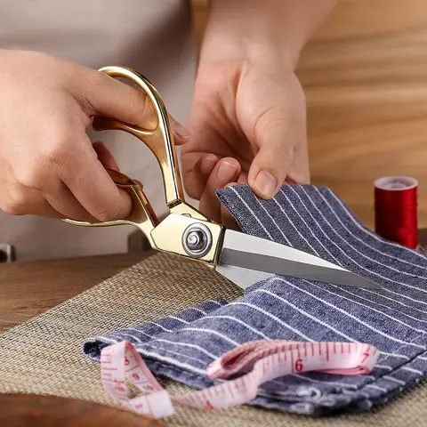 Stainless Steel Cutting Scissors, Professional Scissors, Sewing Tools, Multipurpose Cutting Tool for Clothing, Sewing, Craft, Office, Home