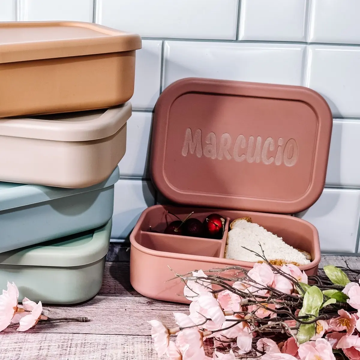 Bento lunch boxes personalized