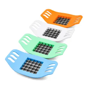 French Fry Cutter & Vegetable Chopper, Multi-Function Potato Slicer for Perfect Fries, Veggie Cubes & Strips, Easy Kitchen Prep Tool