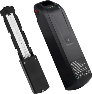 Bydrena Ebike Battery 48V 10AH with 54.6V 2A Charger & Safe Lock USB Port 5-Pin Replacement for Electric Bicycle Scooter Motorcycle Tricycle