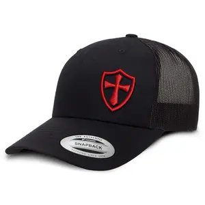 Crusader Cross Snapback Trucker Hat