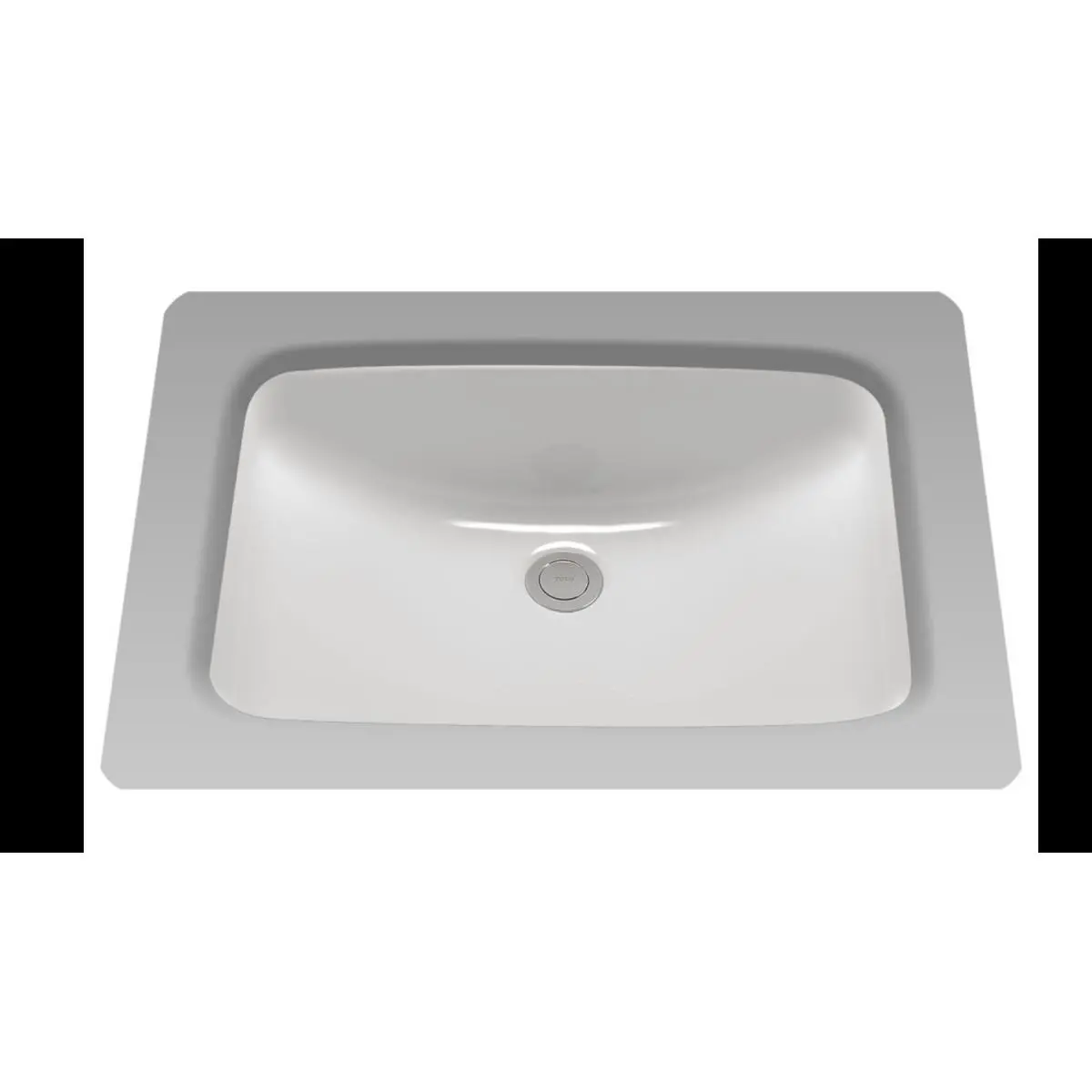 LT542G-01 Undermount Vitreous China Bathroom Sink, Cotton White, 30.36 lbs