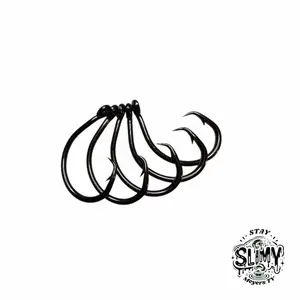 KatNabberz Circle Fishing Hooks - Heavy Wire - High Carbon Steel, Rust-Resistant, Catch More Catfish