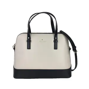 Kate Spade Grand Street Colorblock Small Rachelle Satchel, Soft Porcelain/Black