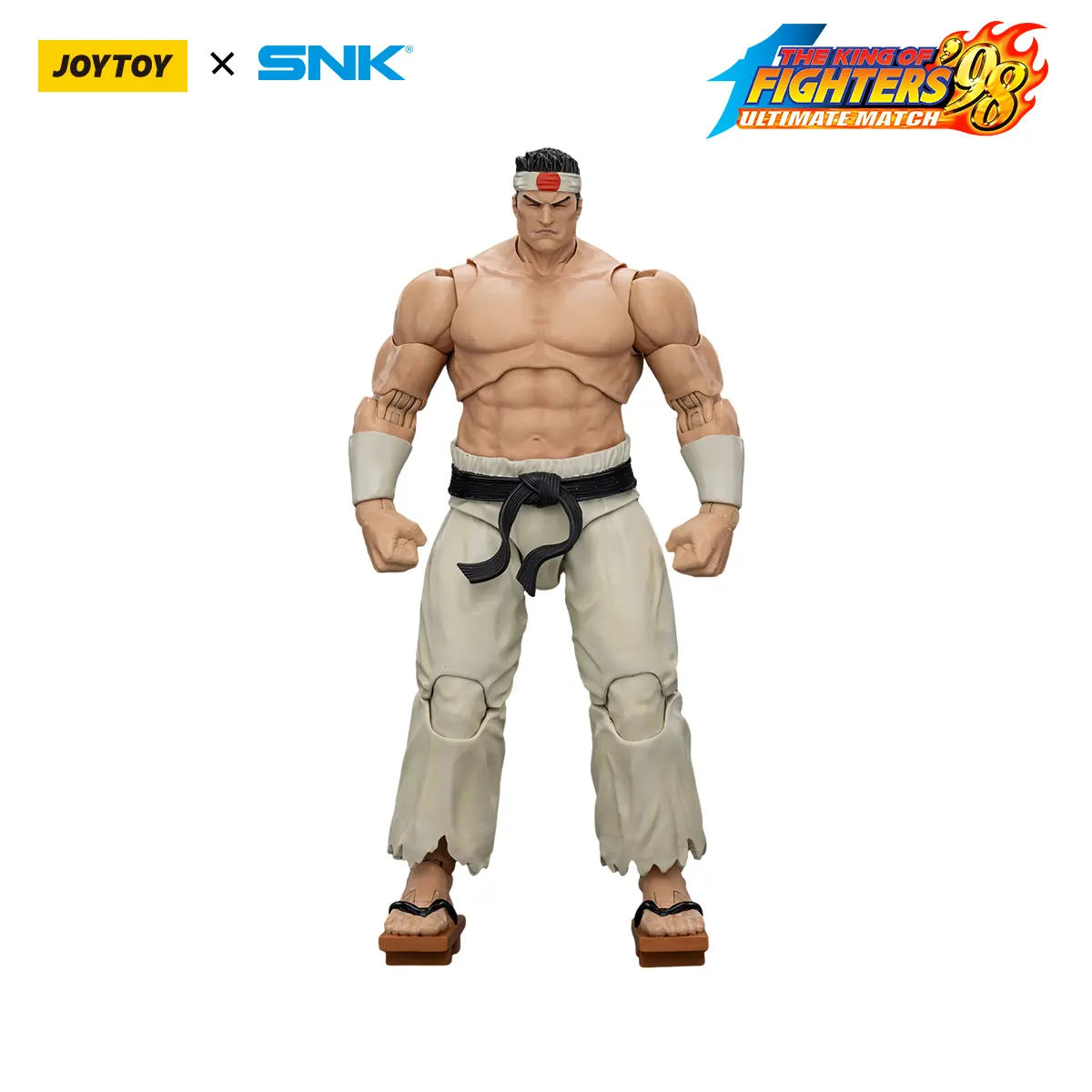 Joytoy 1/18 KOF 98UM Hero Team Goro Daimon Screen-Accurate Anime Action Figure, ABS/PVC Plastic Articulated Model, 12+ Age Decorative Gift for Collectors, Plastic Model Action Figures, Articulated Figures, Decorative Action Figures