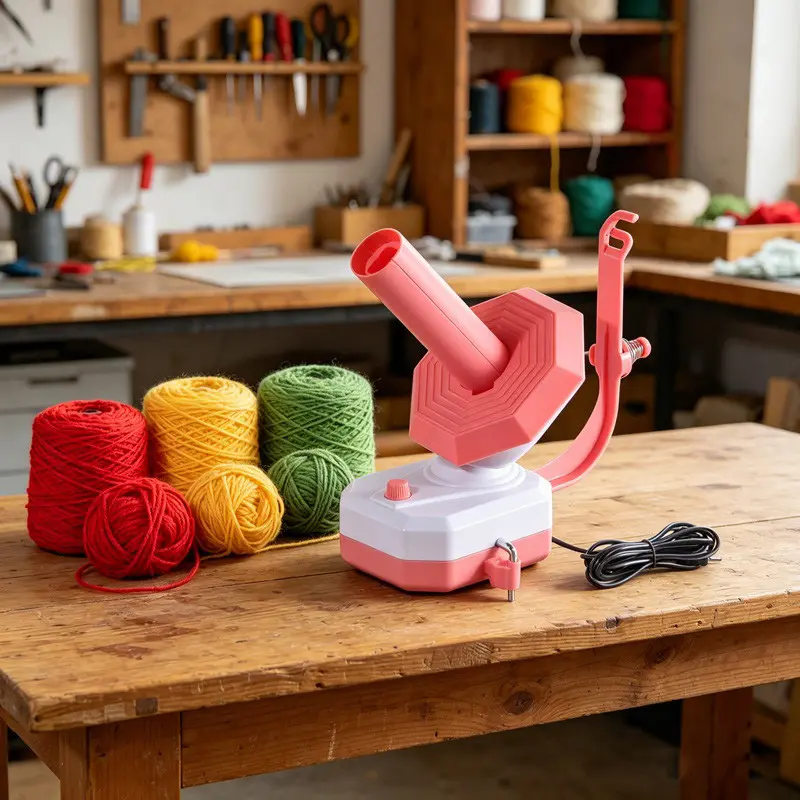 Electric Yarn Winder, Automatic Yarn Ball Winder, Large Capacity Yarn Ball Winding Machine, Knitting & Crochet Craft Tool Supplies