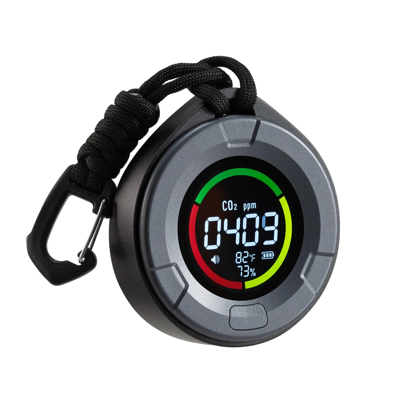 【Summerfinds】VEVOR NDIR Sensor Carbon Dioxide Monitor - Multi-Display CO2 Controller with Temperature, Humidity Readings, Lightweight Portable Indoor/Outdoor Pocket Device for Home, Office