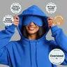 Comfrt | Airplane Mode Travel Hoodie | Oversized Hoodie With Eye Mask For Travel & Airport Style