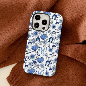 Bob's Burger Pattern Phone Case , Shockproof Rugged Cover Dual Layer Soft TPU Hard Bumper Shell for iPhone 7 8 X XR XS 11 12 13 14 15 16 17 Pro Max Plus Cute Gift Magsafe Magnetic