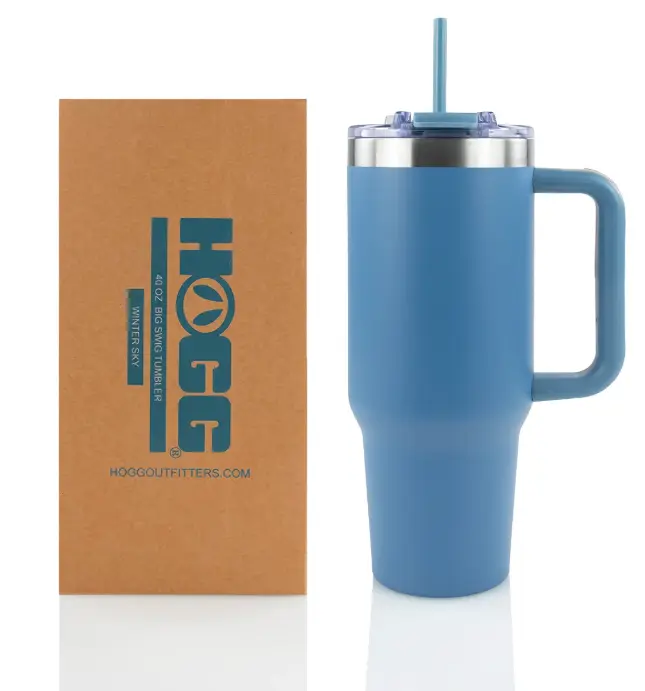 40 oz Customizable Tumbler with handle