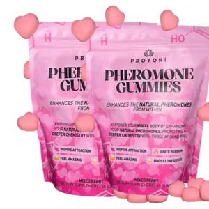 ProYoni Pheromone Gummies - Enhances Your Natural Pheromones From Within - 60 Count Mixed Berry Flavor