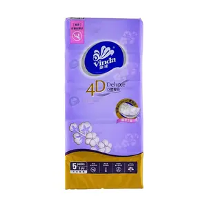 VINDA 4D Embossed Facial Tissues - Bulk Pack, 5 Boxes x 3-Ply, Unscented, Soft & Absorbent Paper Towels for Home & Office