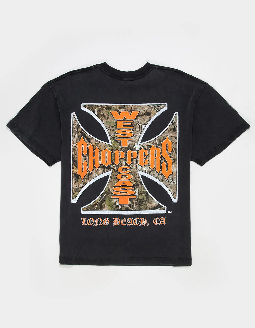 WEST COAST CHOPPERS Camo Fill Mens Boxy Tee WEST COAST CHOPPERS Camo Fill Mens Boxy Tee