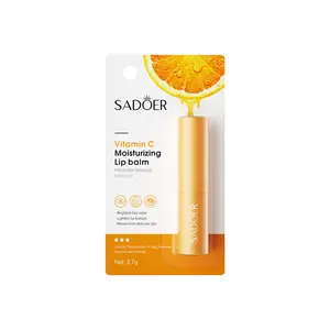 Korean Style Vitamin C Lip Glow Balm, Deep Hydrating Glossy Lip Stick Softens & Plumps Chapped Dry Lips