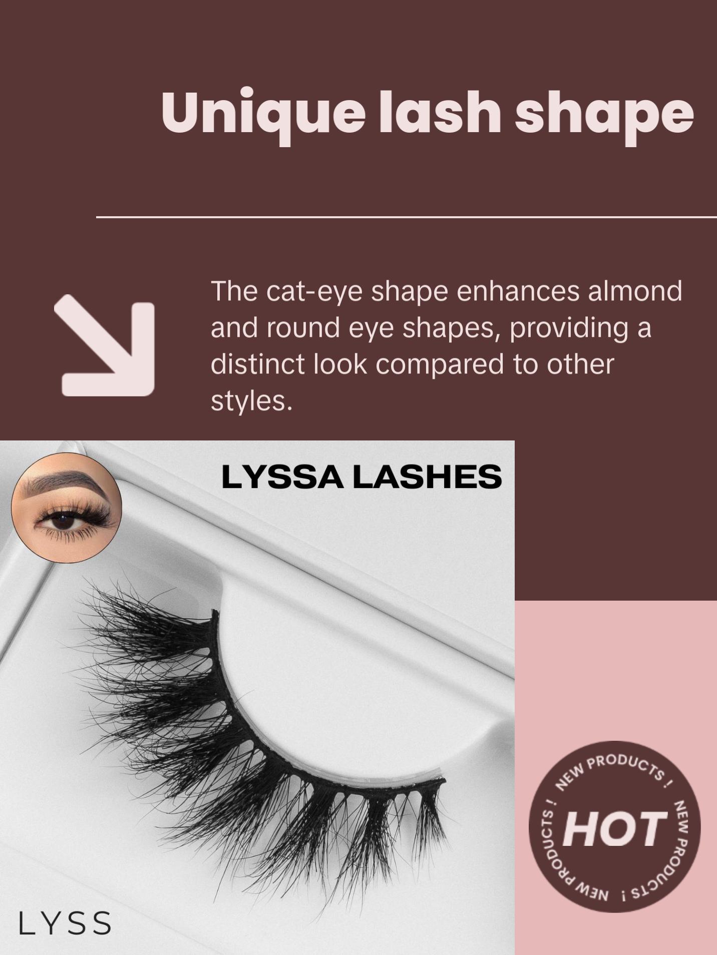 Lyss | 3D Mink Strip Lashes