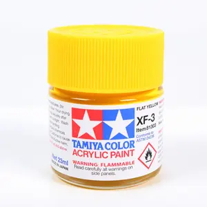 Tamiya ACRYLIC XF-3 FLAT YELLOW- 23ML BOTTLE Tamiya ACRYLIC XF-3 FLAT YELLOW- 23ML BOTTLE