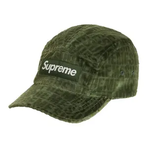 Supreme Velvet Pattern Camp Cap, from StockX