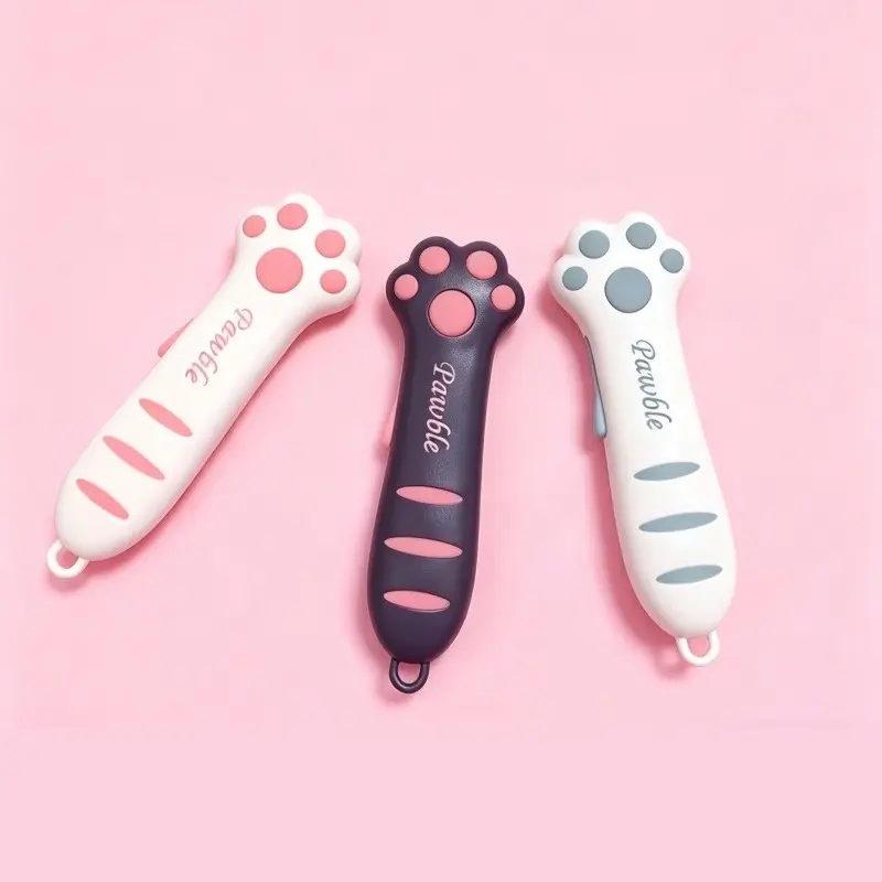 2026 Viral Cat Paw Box Cutter - Retractable Safety Utility Knife, Kawaii Cat Claw Paper Cutter, Portable EDC Opener for Scrapbooking, DIY Crafts & Unboxing, Ideal Gift for Craft Lovers