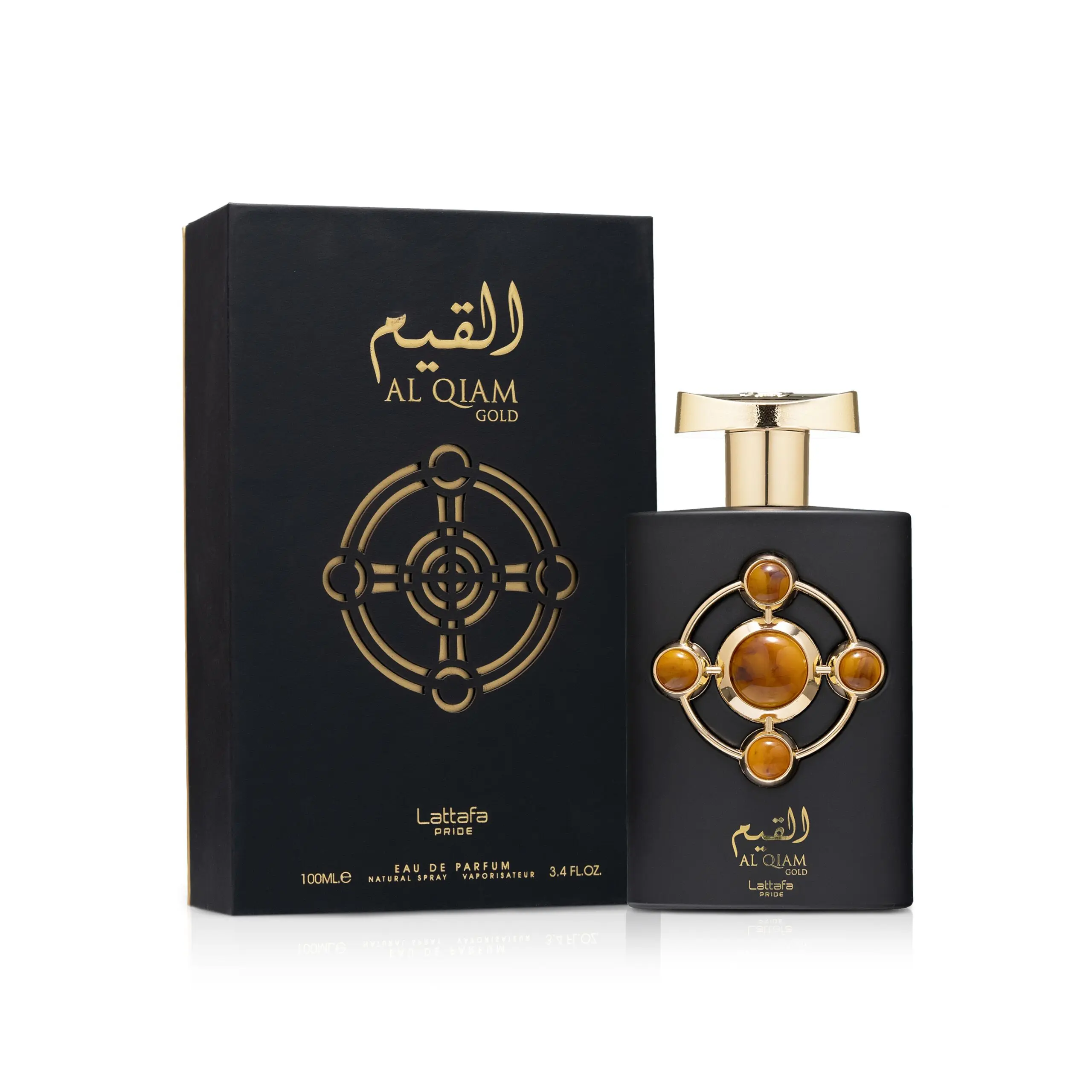 Lattafa Pride Al Qiam Gold Eau De Parfum for Women, 100ml/3.4oz Floral Amber-Musky EDP, Perfume for Women Ideal for Daytime Wear