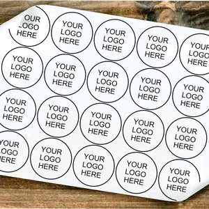 Custom Round Stickers - Waterproof Matte Material for Canva Users - Quick Production & Easy Customization - Ideal for Various Surfaces