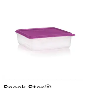 Snack n Stor Square Container Airtight Kitchen 2.9L Durable Plastic Storage with Freshness Maintaining Lids for Snacks Sandwiches and Cold Cuts