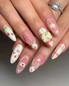10-15 Bags Handmade Nails Open InLive Crystal-Ashley