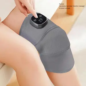 Portable Electric Heating Massage Knee Pad, Heating & Vibration, LCD Display, 3D Massage, Suitable For Home And Office Use