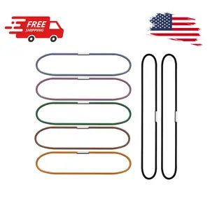 7 Random Color Notebook Elastic Spring Bands Connecting Insert Refill Replacement Strap