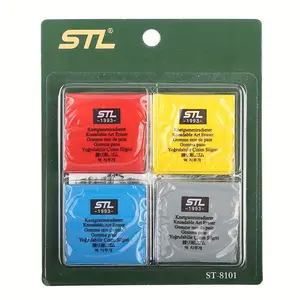 4 Pack Kneaded Eraser Set - Multi-Color Soft & Pliable Art Erasers for Sketching, Drawing, Charcoal, Correct Mistakes - No Residue Moldable Eraser for Artists and Students