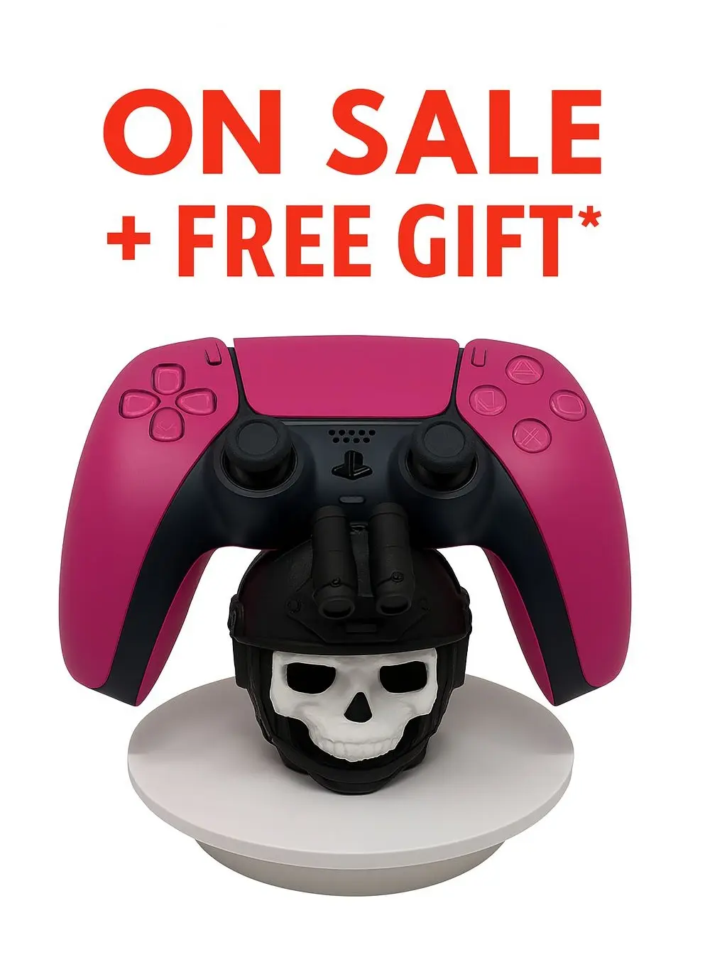 Soldier Stand for PS5 Controller with Skull Design Soldier Stand for PS5 Controller with Skull Design