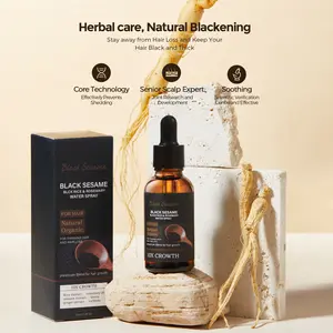 【FDA Hair Growth】 BlackSesame GinsengHair Care l Hair Loss Prevention Hair CarelPrevent hair loss | Strengthen hair roots| Scalp care | Natural and organic ingredients | Hair growth essence | Suitable for men and women | oil Haircare Shampoo Conditioner