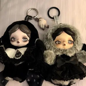 POP MART SKULLPANDA × Wednesday Plush（Classic Dress Version