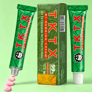 TKTX Tattoo Numbing Cream 2 Pack , Limited Edition 99% Very Strong, Relief Cream for Tattoos, Waxing, Microneedling, Lecithin External Cream(10g) Cosmetic.