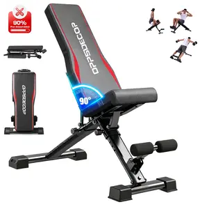 【Summervibes】OppsDecor 900LBS Adjustable Weight Bench - Full Body Workout Incline Decline Flat Utility Bench with Quick Folding, Fast Adjustment, Ideal Gift for Father's Day, Christmas, Arm Exercise Equipment,summervibes outdoorfun