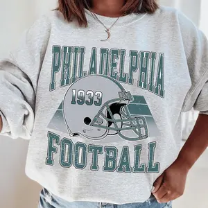 Philadelphia Football Sweatshirt, Philadelphia Football Game Day Shirt, Gift For Football Fan Fabric Fit