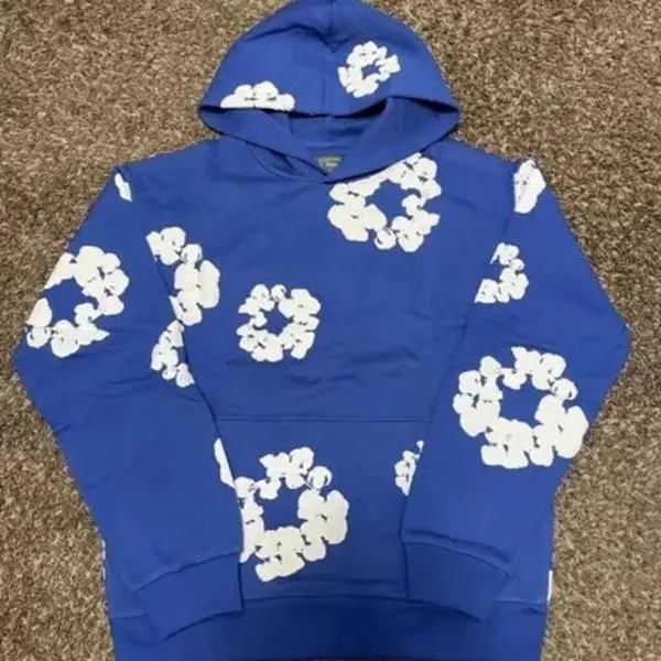 Blue Denim Hoodie - medium Blue Denim Hoodie - medium