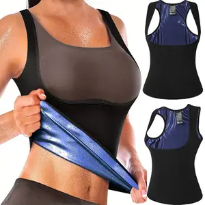 Women's Sporty Sauna Vest Shirt Waist Trainer Sauna Tank Top Suit Shaper for Gym, Fitness, Exercise, Workouts, Athletic Sportswear for Women