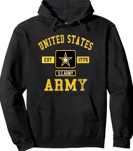 Army Pullover Hoodie Military Pride Shirt Pullover Hoodie T-Shirt Hoodie Sweatshirt Unisex Cotton