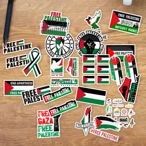 Stickers Pack 20 Pcs Palestine Car Bike Flag Waterproof Laptop Guitar Luggage Bumper Aesthetic Water Vinyl Skateboard Colorful Bottle