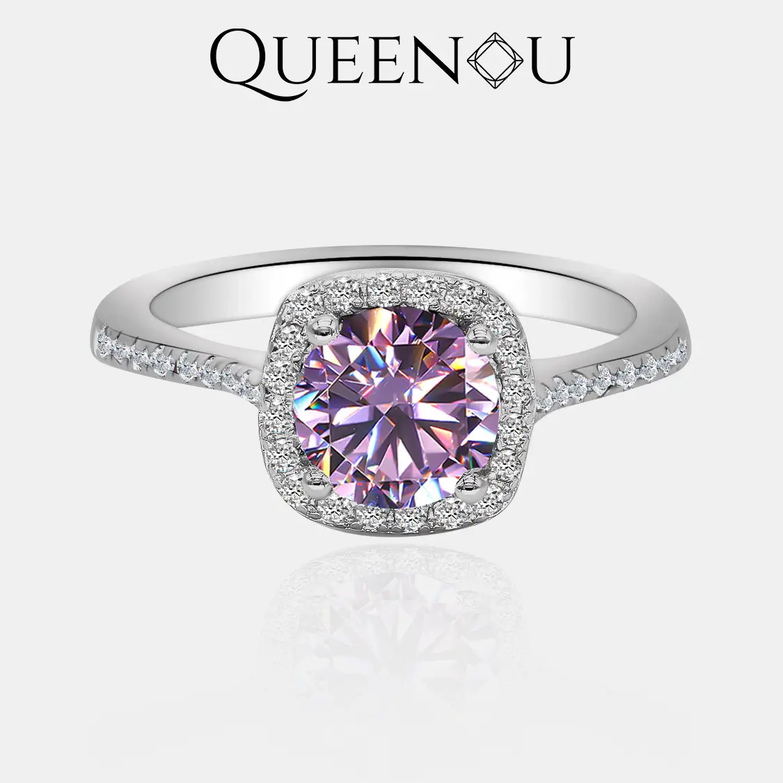 【#293】 Synthetic Moissanite RING Anniversary/Birthday/Daily/Engagement/Wedding/Promise/For Women/For Girl/For Her